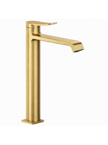 Змішувач для умивальника Mixxus Premium DALI 001 NUT HIGH Brushed Gold (MI6763)