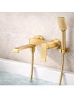 Змішувач у ванну з душем Mixxus Premium DALI 009 EURO Brushed Gold MI6765