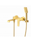 Змішувач у ванну з душем Mixxus Premium DALI 009 EURO Brushed Gold MI6765