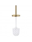 Підлоговий йоржик для унітазу Mixxus Ellipse-TB0202 Brushed Gold MI8401