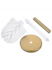 Підлоговий йоржик для унітазу Mixxus Ellipse-TB0202 Brushed Gold MI8401