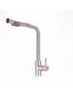 Смеситель для кухни с выдвижным изливом и краном для фильтра Mixxus LUX-021 PULL SUS304 MI8229