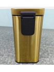 Прямоугольное ведро для мусора с плавным закрытием Mixxus Quadro-TC0105 Brushed Gold 5 л золото MI8394