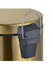 Відро для сміття з педаллю та плавним закриттям  Mixxus Ellipse-TC0205 Brushed Gold 5л MI8400