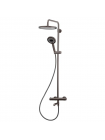 Душевая система с термостатом Koer KB-57029-07 графит KR5498