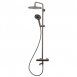 Душевая система с термостатом Koer KB-57029-07 графит KR5498