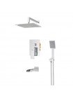 Душевая система скрытого монтажа Koer KB-68007-01 KR3466 с тропическим душем хром