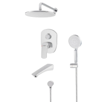 Душова система тропічний душ Koer KB-64008-01 KR3476 хром