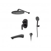 Душова система прихованого монтажу чорна Koer KB-64008-05 KR3477