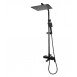Тропический душ со смесителем Koer KB-56010-05 черный KR3495
