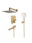 Вбудована душова система KOER KB-66009-12 матове золото KR5992