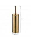 Підлоговий йоржик для унітазу Mixxus Ellipse-TB0202 Brushed Gold MI8401