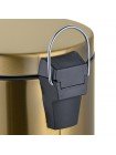 Ведро для мусора с педалью с плавным закрытием  Mixxus Ellipse-TC0205 Brushed Gold 5л MI8400