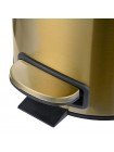 Відро для сміття з педаллю та плавним закриттям  Mixxus Ellipse-TC0205 Brushed Gold 5л MI8400