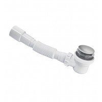 Сифон для душового піддону Zerix SD-03 Click-Clack випуск 70мм білий 1 1/2 KR3405