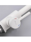 Кухонный смеситель белый Frap F40899-1 из нержвеющей стали