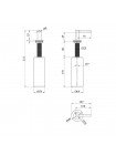 Дозатор для миючого засобу Kroner KRP Spender - ECG039