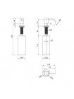 Дозатор для миючого засобу Kroner KRP Spender - ECG049