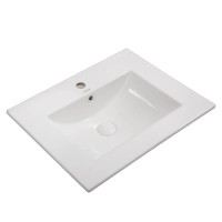 Раковина на столешницу Mixxus Premium CUBIC-1501 610х460х170 мм с отверстием под смеситель и переливом