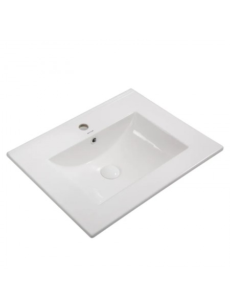 Раковина на столешницу Mixxus Premium CUBIC-1501 610х460х170 мм с отверстием под смеситель и переливом 