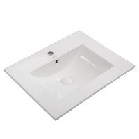 Раковина на столешницу Mixxus Premium CUBIC-1501 610х460х170 мм с отверстием под смеситель и переливом 