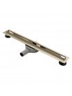 Трап для душа под плитку 50 см с поворотным сифоном Neo Slim Pro Gold 500 REA-G5692 золото