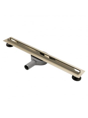 Трап для душа под плитку 50 см с поворотным сифоном Neo Slim Pro Gold 500 REA-G5692 золото