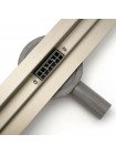 Трап для душа под плитку 50 см с поворотным сифоном Neo Slim Pro Gold 500 REA-G5692 золото