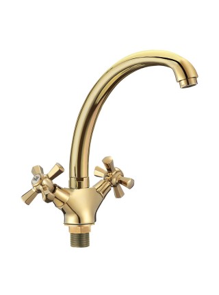 Смеситель для кухни MIXXUS PREMIUM RETRO GOLD-273 MI5851