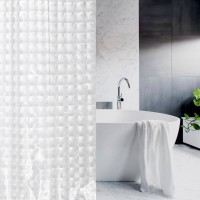 Шторка для ванной или душа Trento 3D 180x180 см прозрачный