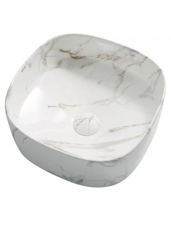 Умывальник на столешницу Mixxus Premium DIVERSE-0104 MARBLE 370х370х135 мм MP6537