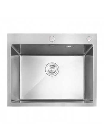 Мийка кухонна з нержавіючої сталі Mixxus MH5843 Nano-Silver MX1930