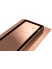 Трап для душа 70 см под плитку с поворотным сифоном Neo & Pure Pro медь 700 REA-G8021 