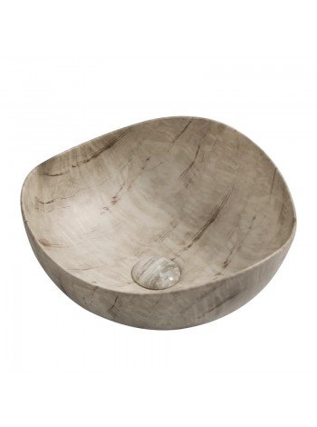 Раковина накладна Mixxus Premium WAVE-0103 MARBLE 380х380х170 мм MP6532