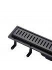Трап для душа чёрный 60 см Kroner KRP Harz SCH60 Sektion Schwarz