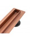 Трап для душа под плитку 60 см с поворотным сифоном Neo Slim Pro медь 600 REA-G0650 