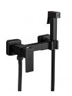 Frap F7504-6 Смеситель с гигиеническим душем чёрный