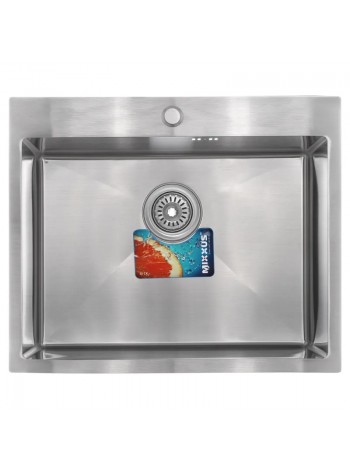 Мойка кухонная Mixxus MX6050-185x1.0 Satin MX0657