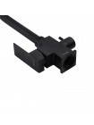 Кухонный смеситель чёрный с подключением к фильтру Kroner KRP Edelstahl Kubus - SCH03810