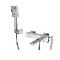 Смеситель в ванную с коротким изливом Koer KB-41010-01 хром KR3484