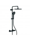 Чёрная Душевая система с термостатом Koer KB-55013-05 KR4731