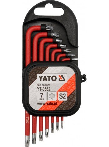 Набор ключей Torx T9-T30 7 шт. Yato YT-0562