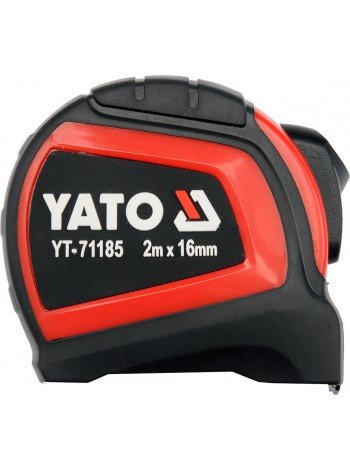 Рулетка с нейлоновым покрытием 2 м х 16 мм Yato YT-71185