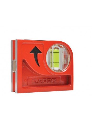 Карманный уровень с литым корпусом CYCLOPS Plumbsite (Пламбсайт) магнитный Kapro 846kr