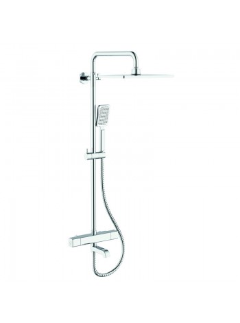 Душевая система с термостатом Koer KB-57011-01 хром KR4724