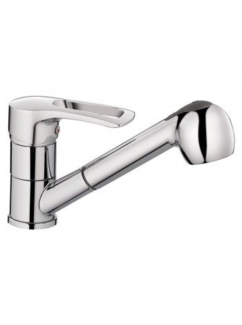 Смеситель для кухни Haiba HANSBERG 014 c выдвижной лейкой HB0208