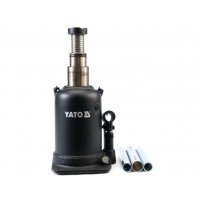 Двухштоковый бутылочный домкрат 10т 21-52 см Yato YT-1714