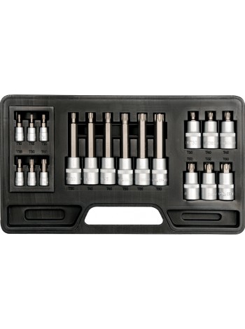 Наб. торц. голов. с встав.TORX T10-T60мм Yato YT-7751