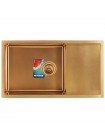 Мойка на кухню врезная под столешницу из нержавеющей стали Mixxus MX7844-PVD-Gold MX0563