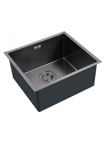 Мойка на кухню из нержавеющей стали Mixxus MX4843-PVD-Black MX0557